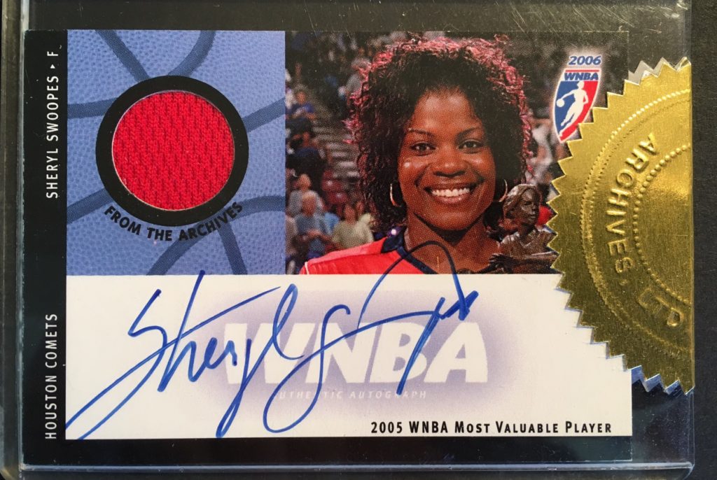 市場買付WNBA Sheryl Swoopes HOF サイン入り写真 スポーツ選手