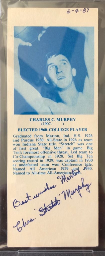 Stretch Murphy - Hall of Fame Basketball Player