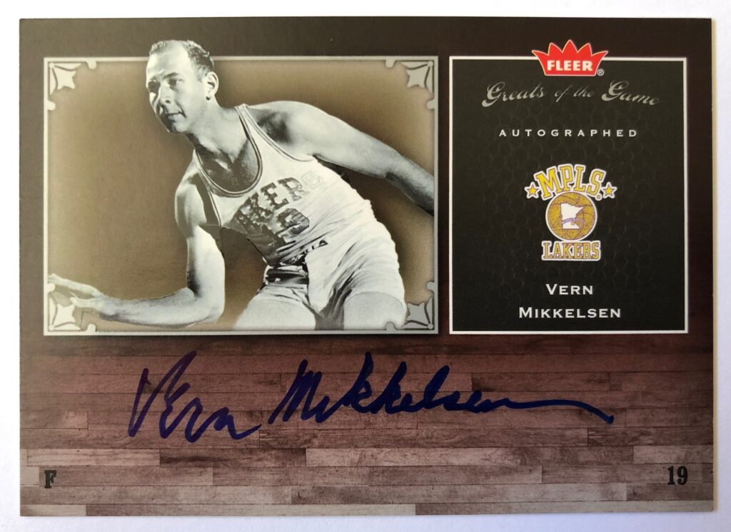 Vern Mikkelsen - Hall of Fame Basketball Player